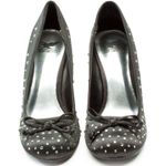 Wild Diva Black Studded Court Pumps Photo 1