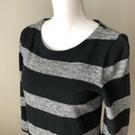 J.Crew | Black Gray Striped Dress Sz XS Photo 2
