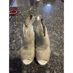 Dansko  Vanda 1701797200 Grey Leather Buckle Wedge Heels Shoes Size 38 US 7.5-8 Photo 3