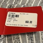 Allison Joy Allison‎ Joy Evereve Black White Ruffle Sleeve Striped Dress NWT Large K4898 Photo 10