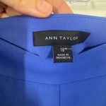 Ann Taylor Pants Women 10 Royal Blue Wide Leg Trouser Career Officecore Modest Photo 6
