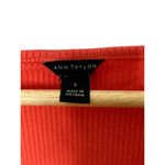 Ann Taylor Scoop Neck Coral Ribbed Short Sleeve Top Women's Size Small Photo 5