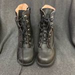 Jeffrey Campbell  black leather boots. Combat style “Tristan”. Photo 2