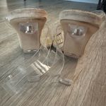 Tony Bianco  Clear Strap Heels with Nude Base Photo 3