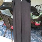 Black Maxi Ribbed Summer dress with Slits & Ring detail M Size M Photo 6