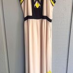 Greylin Women’s  multicolor halter White and Yellow Maxi Dress size small Photo 0