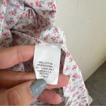 Betsey Johnson Strapless Tiered Floral Midi Dress Eyelet Trim white prairie Photo 10