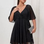 SheIn  Curve Flutter Sleeve Sparkle Dress Size 3x Photo 0
