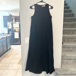 Madewell  Sleeveless Slit Midi Dress Black SIZE 2 Photo 1