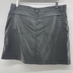 Eddie Bauer 8 Travex Skirt Skort Under Shorts Gray Outdoor Hiking Women’s Pocket Photo 2