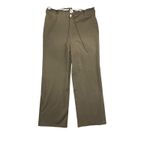 White Fox Boutique WHITE FOX Olive Green Wide Leg Pants Tie Waist Drawstring Cargo Style Photo 4