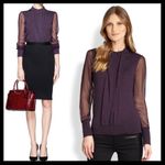 Tory Burch Abitha Sweater Metrino Wool and Silk Size XS Photo 5