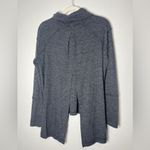 Free People - We The Free Gray Sweater Open Back Turtle Neck Sz M Photo 9