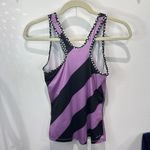 Nike Pro Tank Top Athletic Striped Sleeveless Top Activewear Small Photo 3