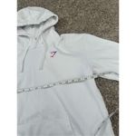 Gymshark Pre-Workout Graphic Hoodie White Pullover Sweatshirt Gym Women’s S Photo 6