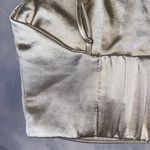 ZARA satin champagne cropped tank top Photo 3