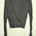 Michael Lauren  black wrap top size XS Photo 0