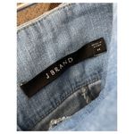 J Brand Tranquil Pleat Belted Short Denim Mini Skirt Medium Photo 5