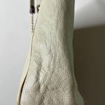 Vintage BALLY Large Ivory/Brown Leather Shoulder Bag Photo 4