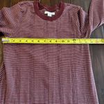 American Eagle  100% Cotton Red and White Stripe Long Sleeve Mini Dress Photo 4