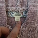 Pink Rose Dusty Lilac Soft Zip Hoodie Photo 4