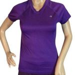 Champion Double Dry Purple Tight Workout Tee S Photo 0