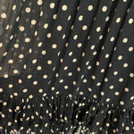 Nicholas Black Polka Dot Chiffon Ruffle Mini Dress Photo 7