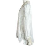 Free People  Ethereal Dainty Cottage Rhiannon Crochet Shirt Ivory Size Large Photo 10