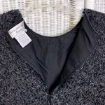 Papell Boutique intage 90s Evening Silk Beaded Top L Black Minimalist Glam Photo 7