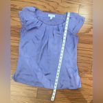 Dress Barn - Purple Cap Sleeve Scoop Neck Blouse Size S Photo 4