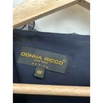 Donna Ricco  Floral Midi Dress Size 10P Feminine Ruffle Dainty Modest Sheer Photo 5