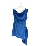 Revolve Sage + paige still lovers satin dress midnigth blue Sz Medium boho sexy party Photo 3
