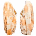 Hybrid Apparel New York Knicks Official NBA XL Orange White Tie Dye Pullover Sweatshirt NWT Photo 2