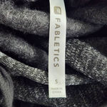 Fabletics Black Yukon Dress Size Small Black Knit Mini Dress with Hoodie Photo 6