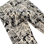 Marvel  Black and White Comic Print Leggings Photo 3