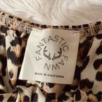 Fantastic Fawn NWOT Animal Print Off-the-Shoulder Floral Top – Size Medium Photo 4