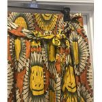 Touch Me African Ethnic Inspired Boho Print Smocked Maxi Skirt Size 1X Belted Photo 1
