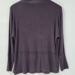 Anthropologie  Eri + Ali Womens Sweater XS Gray Ribbed Knit Mock Neck Pullover Photo 0