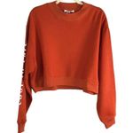 Boyish Crop Pullover S Graphic "Cool To Care" Gender Neutral Gorpcore Boho NWT Photo 1