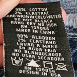 GRACE IN LA  Dark Wash Aztec Embroidered Lowrise Denim Shorts Size 28 Photo 7