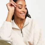 Madewell ‎ Diamond Jacquard Half-Zip Pullover Top Photo 1
