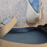 Frances Valentine Ivory Mary Jane Block Heel Shoes Size 7B Flower‎ Embellished Photo 8