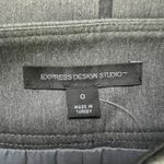 EXPRESS  Design Studio High Waisted Gray Pleated Skirt Size 0 Career Workwear Photo 2