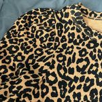 Loft Puff Shoulder Leopard Top Size Medium Photo 5