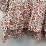 Vineyard Vines  Women's Ivy Ruffle Dress cotton silk floral multi stone size 12 Photo 4