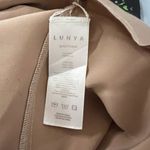 Lunya Washable Silk Sleeveless Racerback Lounge Pajama Tank Top Camisole Beige Photo 2