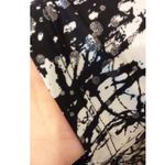 Maggie Barnes  Black White Abstract Print Tunic Top Plus Size 5X Photo 2