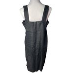 Sarah Pacini Sleeveless Linen Sack Dress Black Size Medium Photo 1