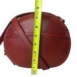 Coach VINTAGE CHESTER Red Glove-Tanned Leather Round Crossbody Bag 9901 RARE Photo 7