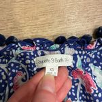 Poupette St. Barth  Women’s Clara Printed Mini Dress Tassel Viscose Size XS Photo 3